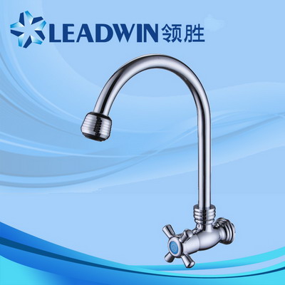 Plastic water faucet